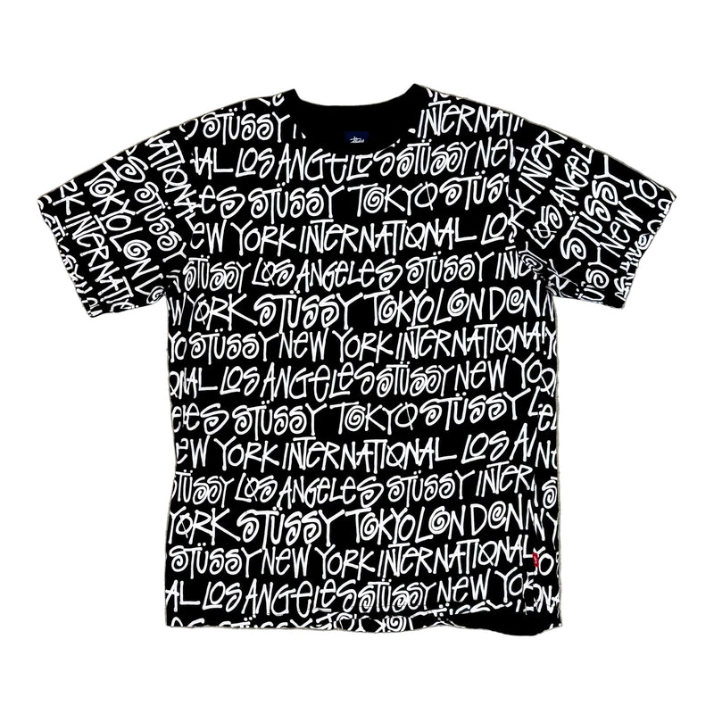 Stussy Cities Tee Black