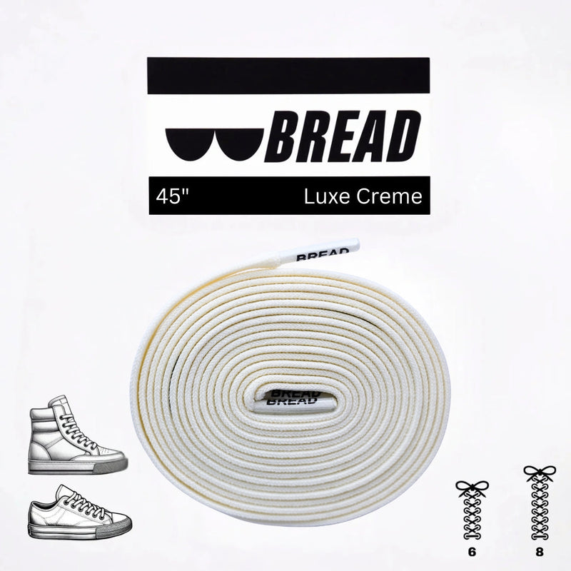 Bread Laces - Luxe Creme Elastic Shoelaces