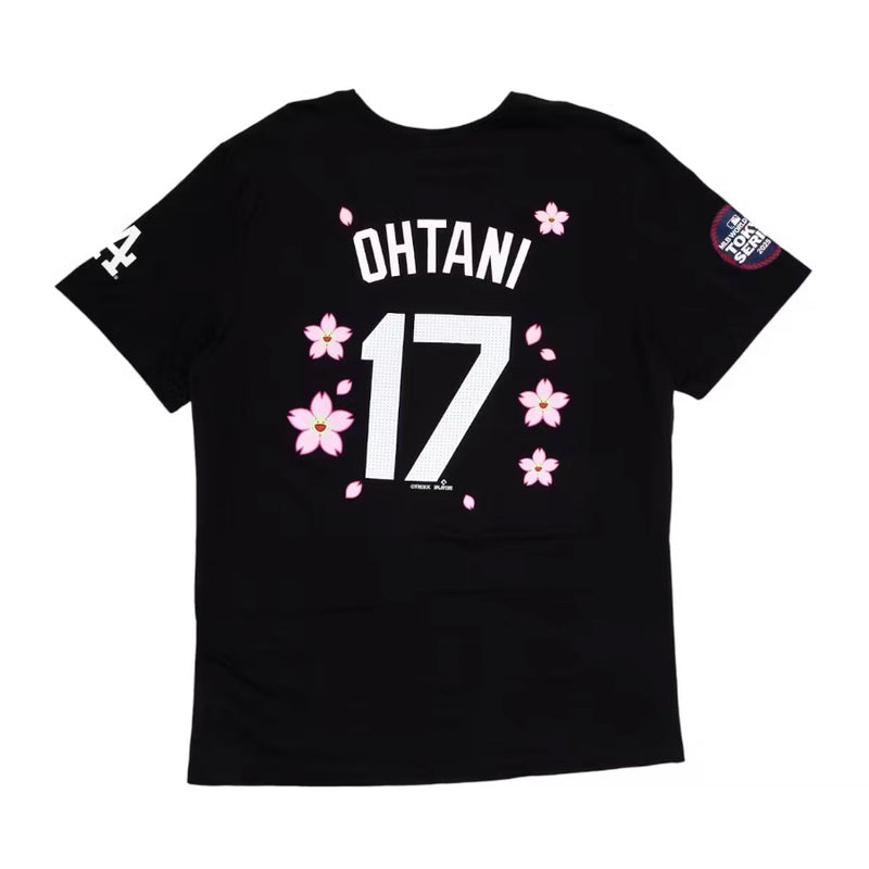 Nike x Takashi Murakami x MLB World Tour Tokyo Series 2025 Shohei Ohtani Dodgers S/S Tee Black