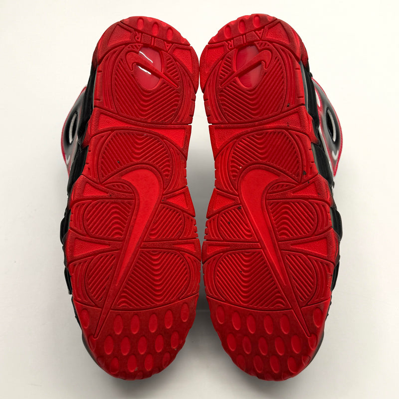 Nike Air More Uptempo Black White Laser Crimson