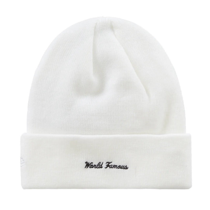 Supreme New Era Box Logo Beanie (FW23) White