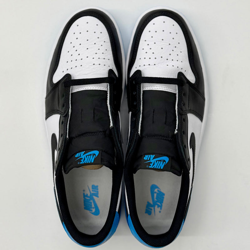Jordan 1 Low Retro OG 'Black Dark Powder Blue'