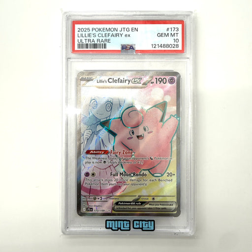 2025 Pokemon Journey Together #173/159 Lillie's Clefairy ex PSA 10