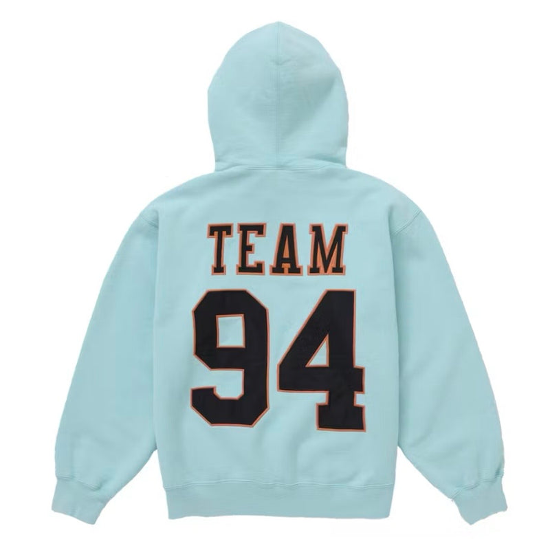 Supreme Team 94 Hooded Sweatshirt Aqua