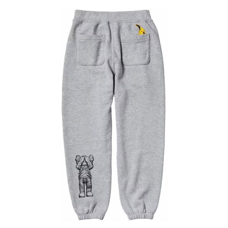 Uniqlo KAWS x Warhol 473557 Sweatpants (Asia Sizing) Gray