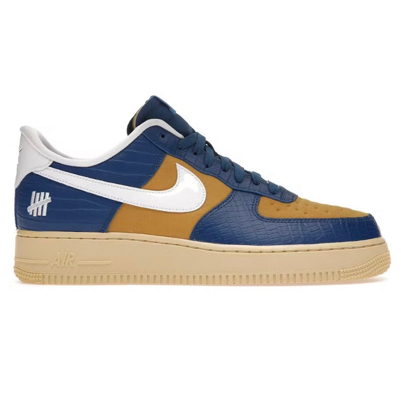 Nike Air Force 1 Low SP Undefeated 5 On It Blue Yellow Croc