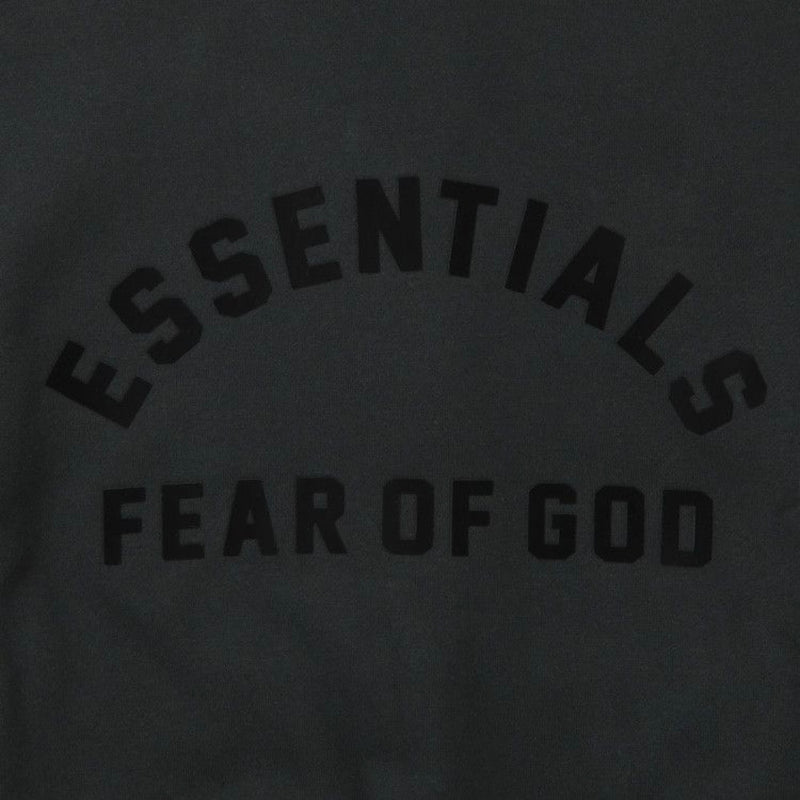 Fear of God Essentials Arch Logo Hoodie Jet Black