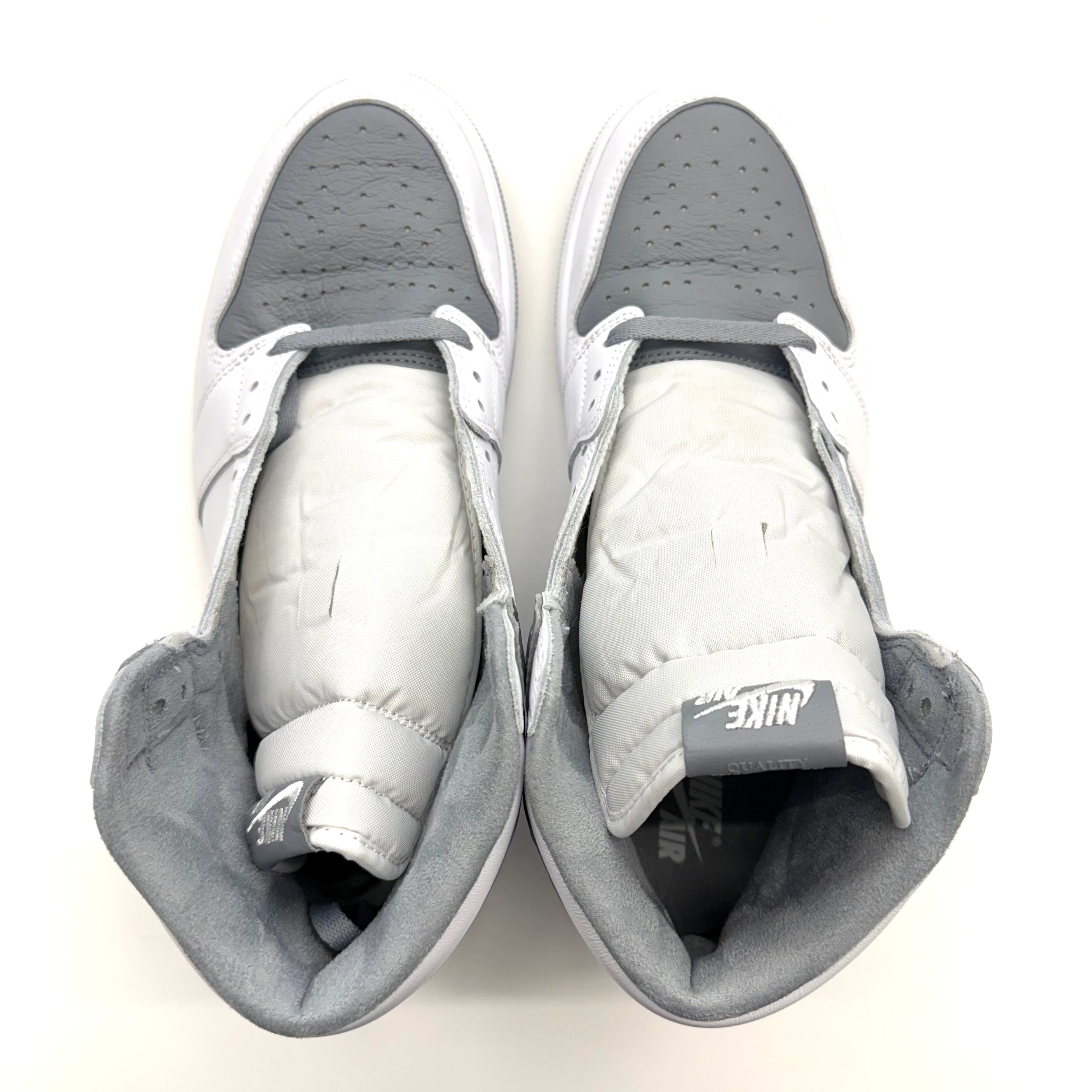 Air Jordan 1 Retro High OG Stealth - Grey White Sneakers — United