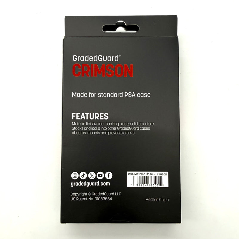 Graded Guard Metallic Crimson (PSA) 2 Pack