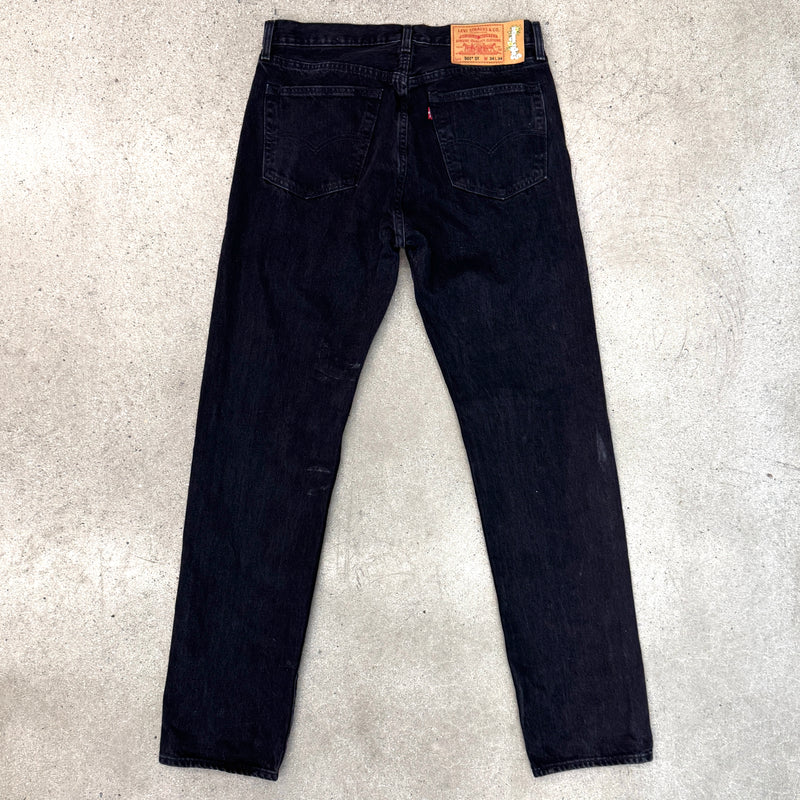 Denim Tears x Levi's 501 Button Fly Big E Jeans Black