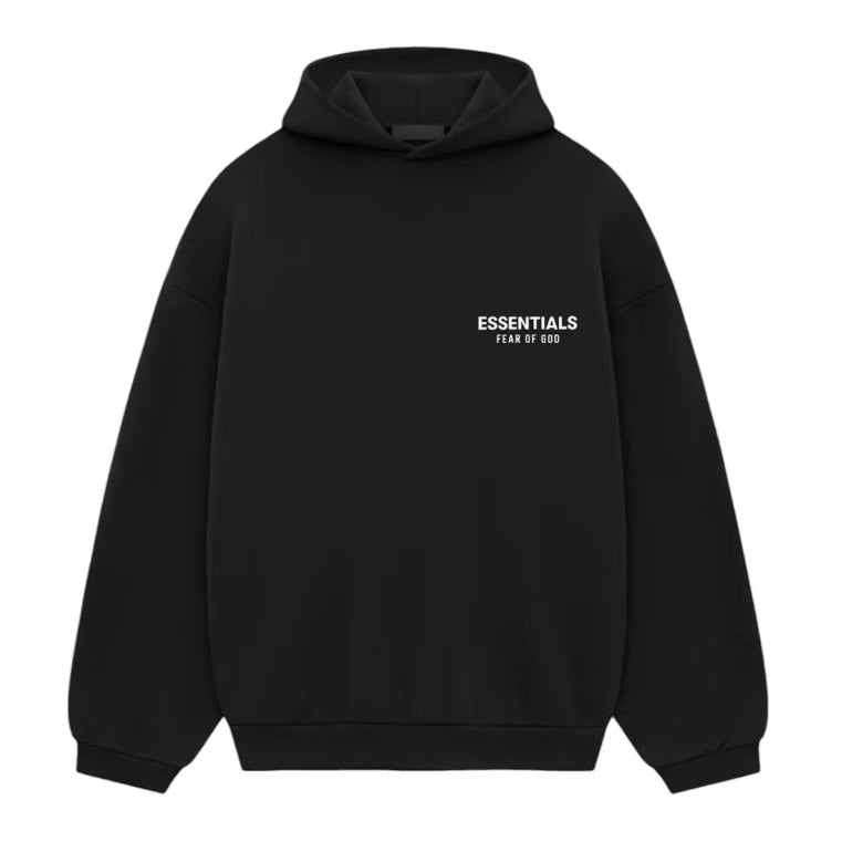 Fear of God Essentials Fleece Hoodie FW24 Black - Premium