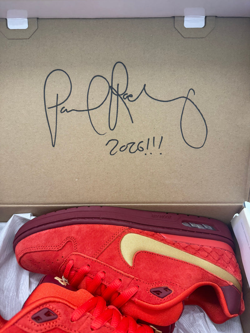 Nike SB Zoom Air Paul Rodriguez 1 Habanero Red All-Star (SIGNED)