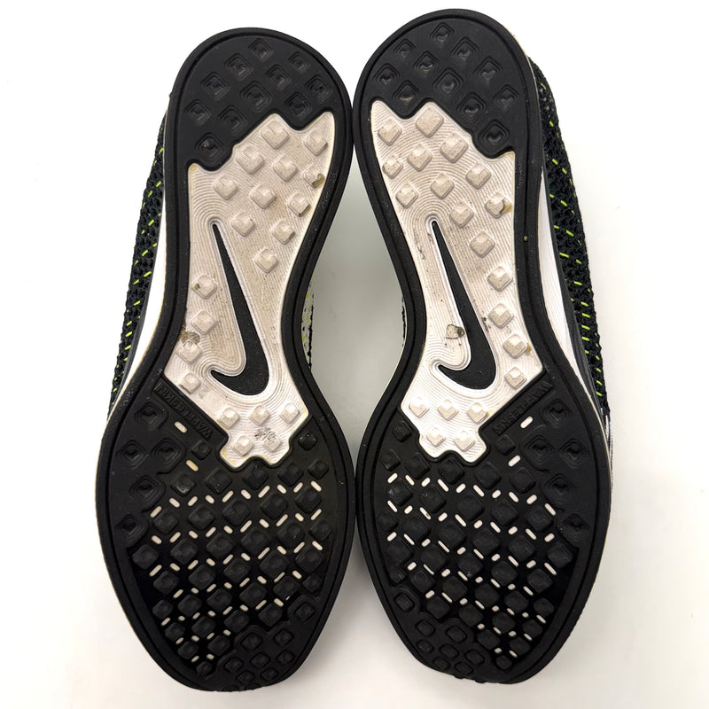 Nike Flyknit Racer Black White Volt