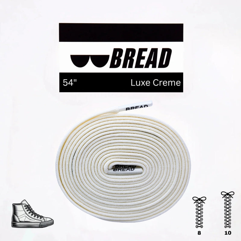 Bread Laces - Luxe Creme Elastic Shoelaces
