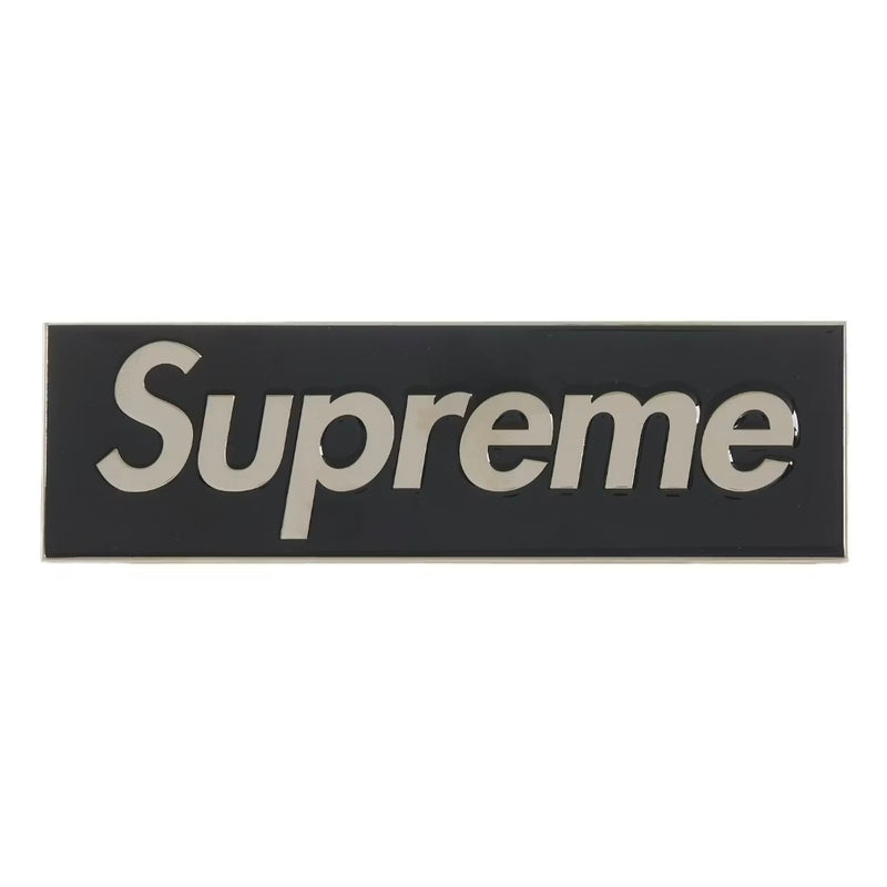 Supreme Box Logo Car Emblem Black