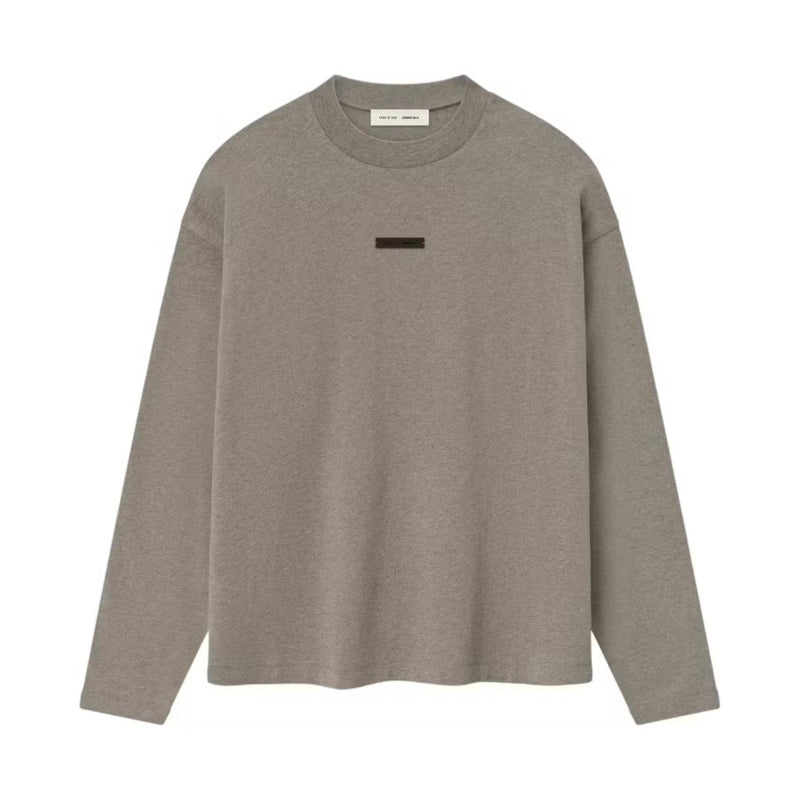 Fear of God Essentials Classic Long Sleeve Tee (FW25) Homestead Heather