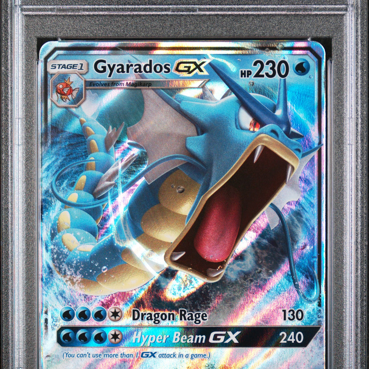 gyarados gx pokemon card #101 Prices | Crimson Invasion Preserved in a protective acrylic case and featuring a striking image of the captivating character Gyarados-GX | Crimson Invasion |