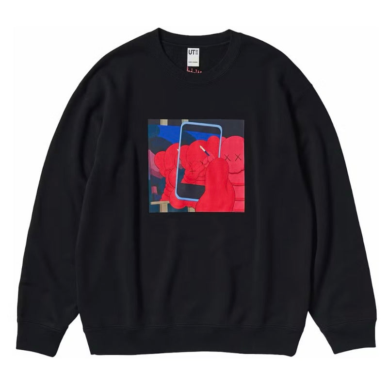 Uniqlo KAWS x Warhol Graphic 476119 Sweatshirt (Asia Sizing) Black