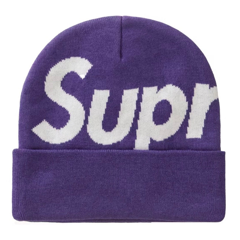 Supreme Big Logo Beanie (FW25) Purple