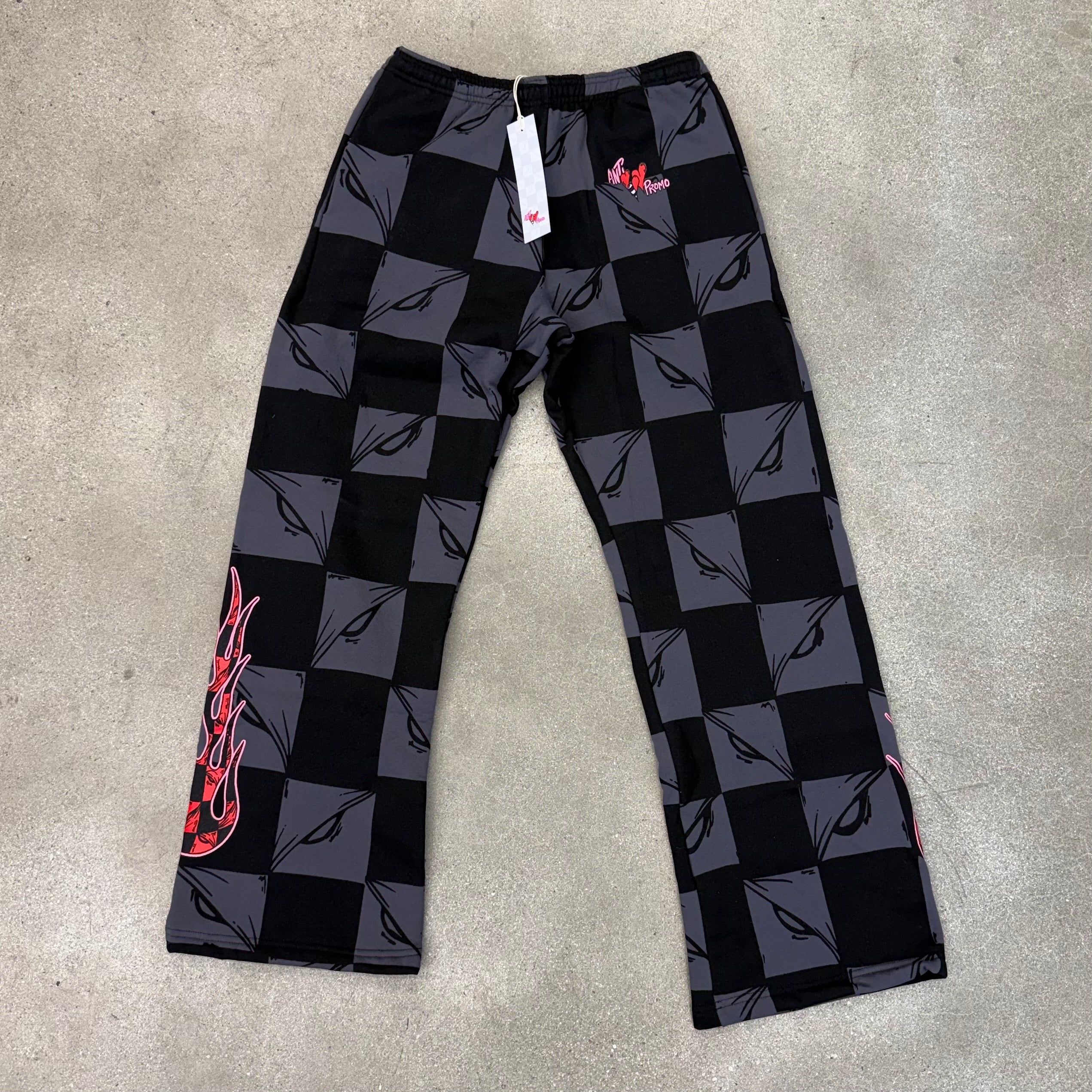 Anti Promo Matty Boy Black Grey 99' Eyes Sweatpants — United Kicks