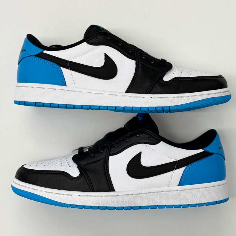 Jordan 1 Low Retro OG 'Black Dark Powder Blue'