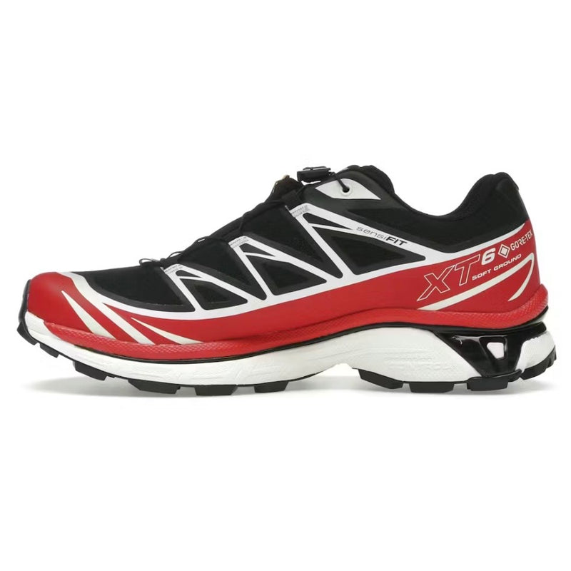Salomon XT-6 Gore-Tex Black Flame Scarlet