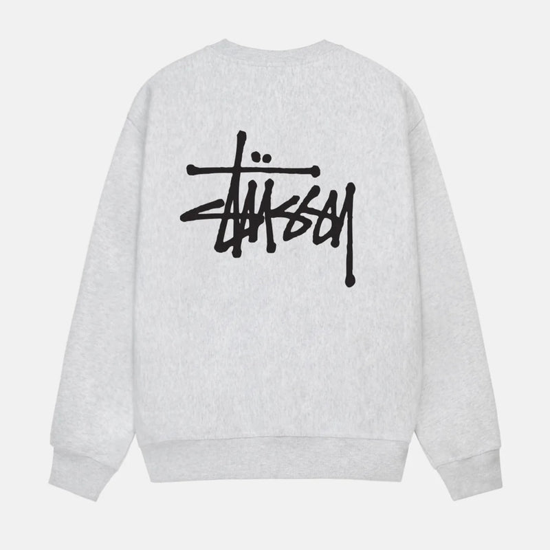 Stussy Basic Crew Ash Heather