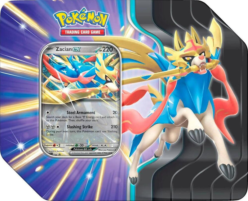 Pokémon TCG: Slashing Legends Tin – Zacian ex | Brand New Sealed