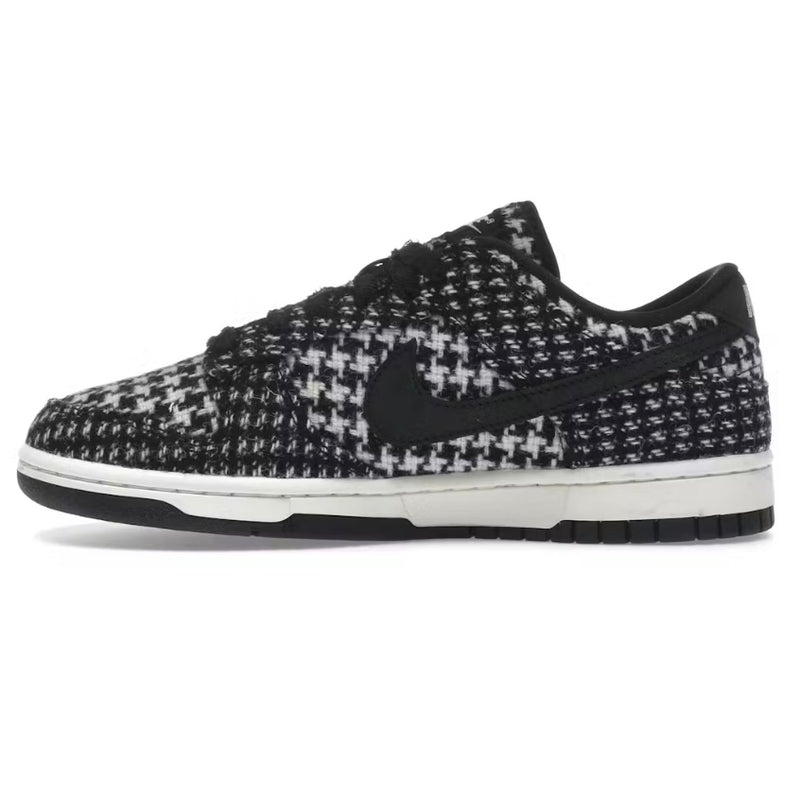 Nike Dunk Low Harris Tweed White Black Multi (Women's)