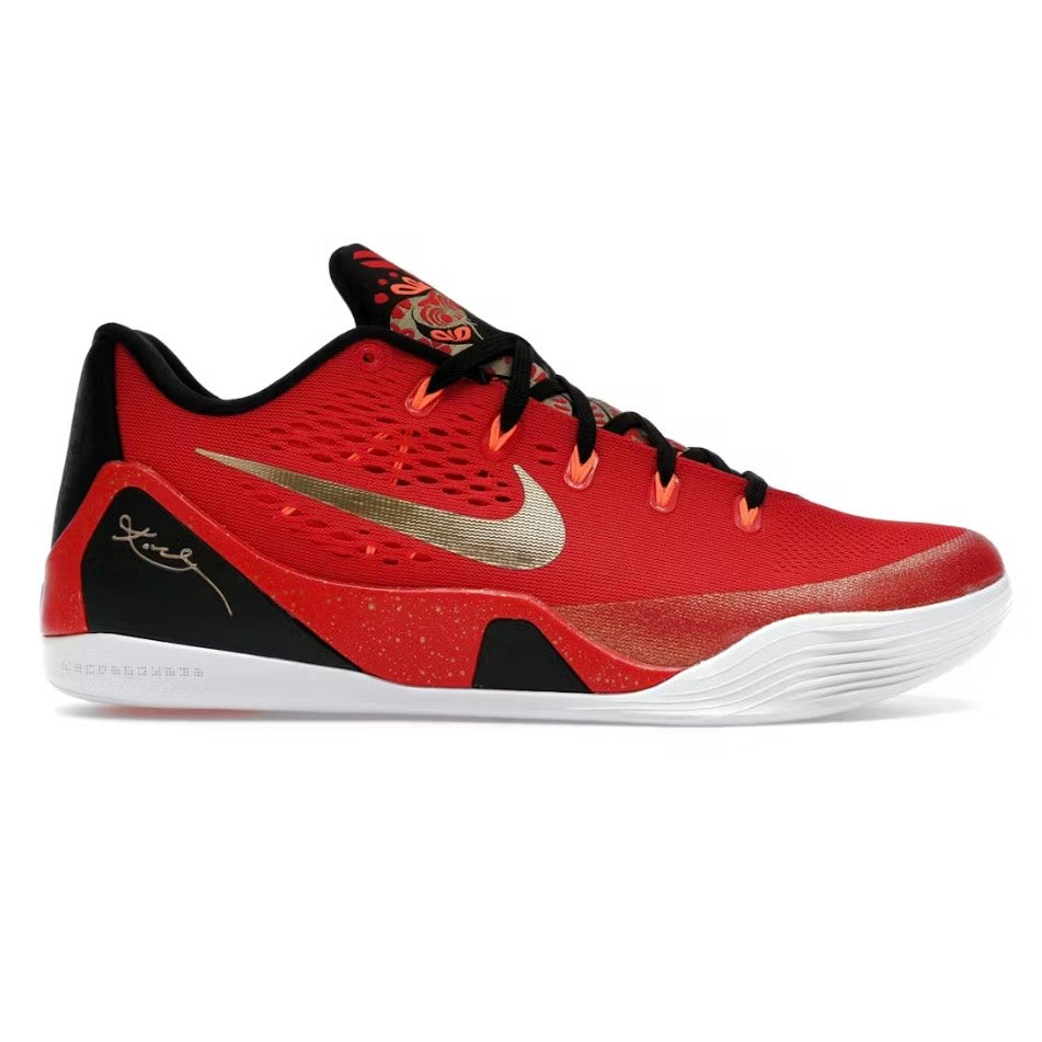 Nike Kobe 9 EM Low Protro China - University Red/Metallic Gold