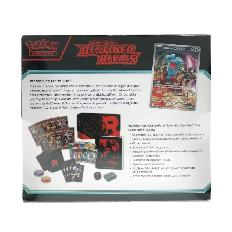 Pokemon Destined Rivals Elite Trainer Box - SV10: Destined Rivals (DRI)