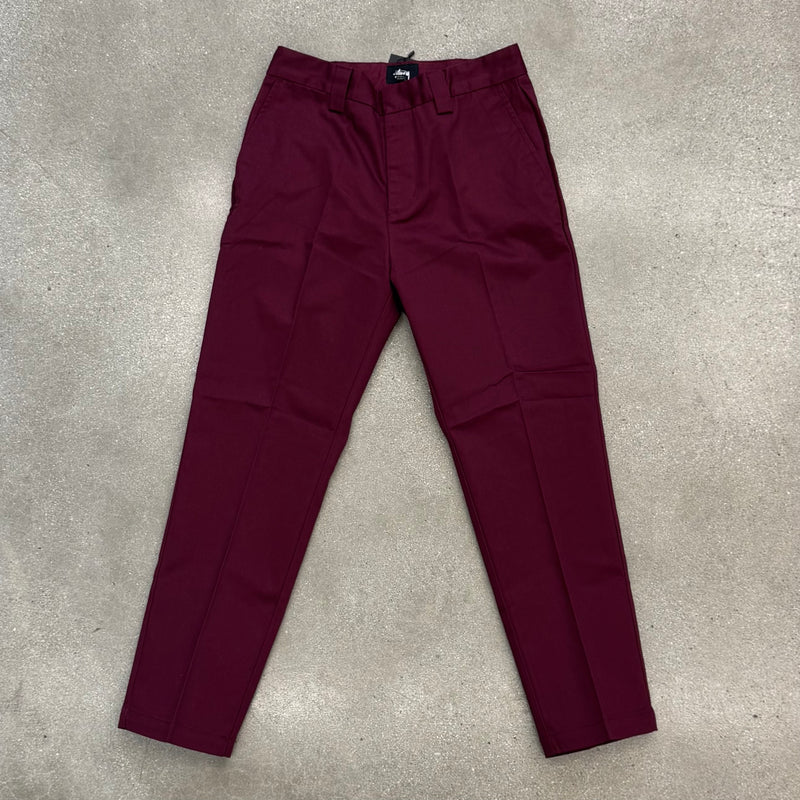Stussy Hank Pant Wine