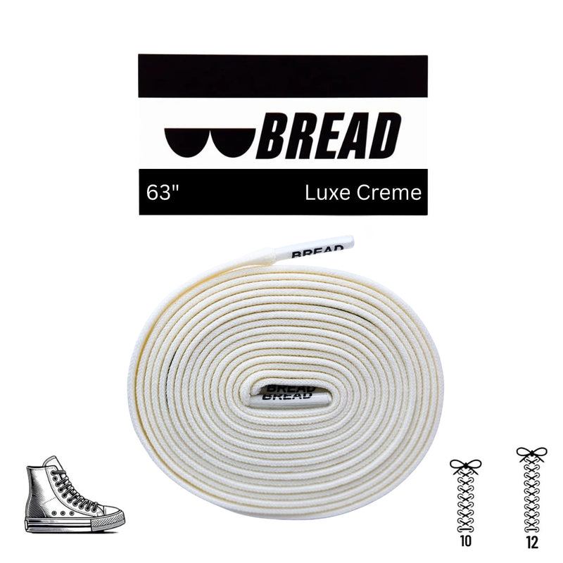 Bread Laces - Luxe Creme Elastic Shoelaces