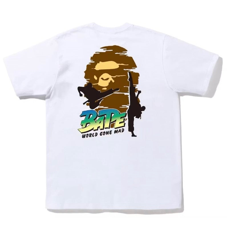 BAPE Japan Culture Karate Tee White