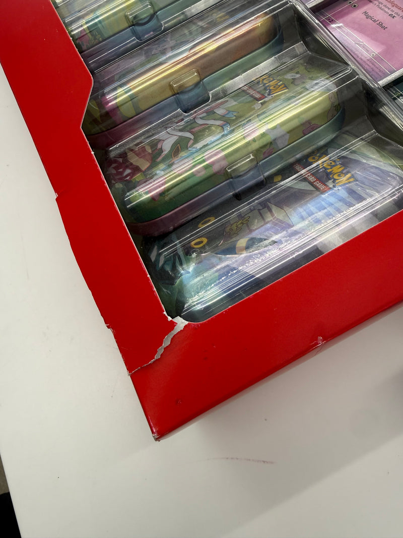 2025 Pokémon Prismatic Evolutions Mini Tins 8-Pack (Costco Exclusive)