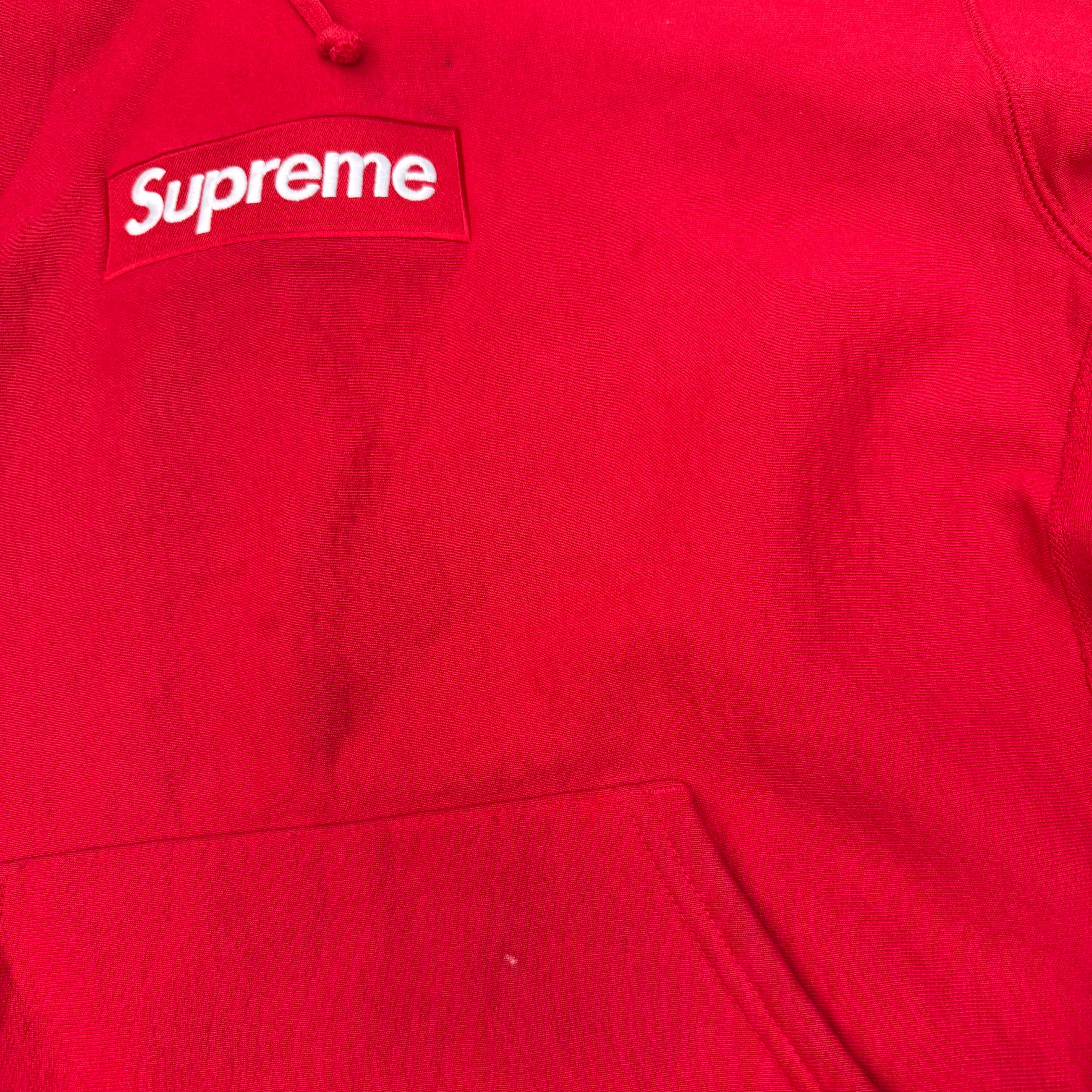 Supreme Box Logo Hoodie FW23 'Red' - Pre-Owned Medium — United Kicks