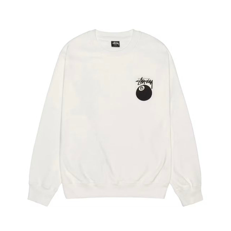 Stussy 8 Ball Pigment Dyed Crew Natural – Brand New — United Kicks