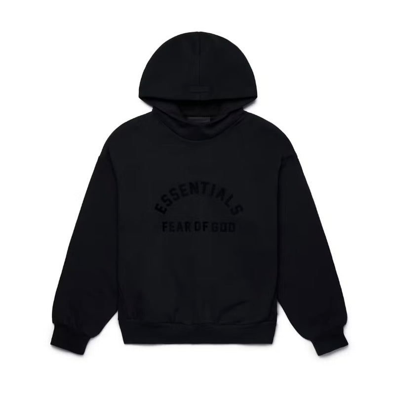 Fear of God Essentials Arch Logo Hoodie Jet Black