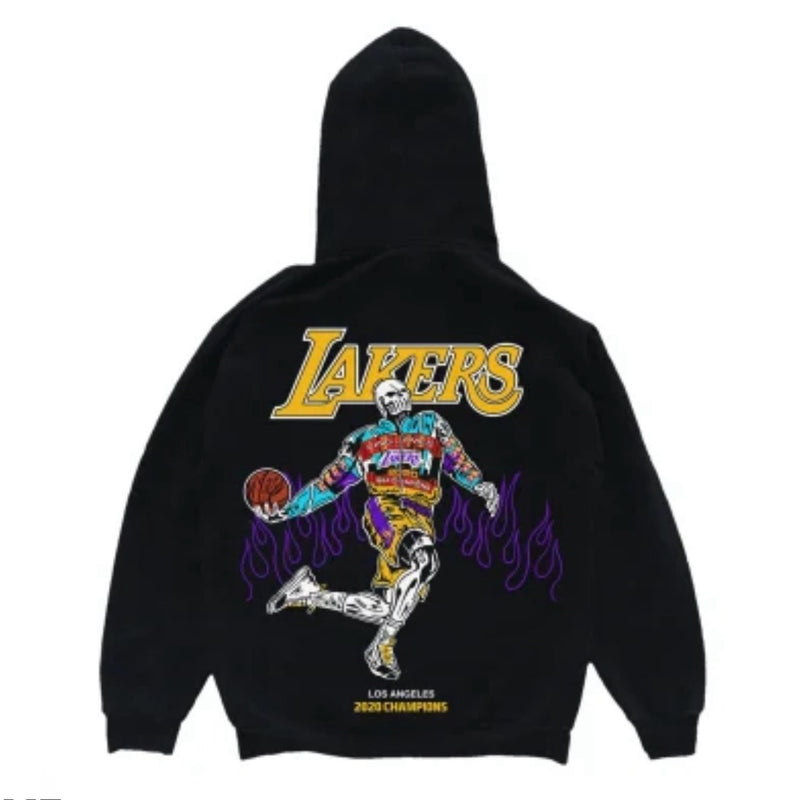 Warren Lotas Lakers King James 2020 NBA Champions Hoodie