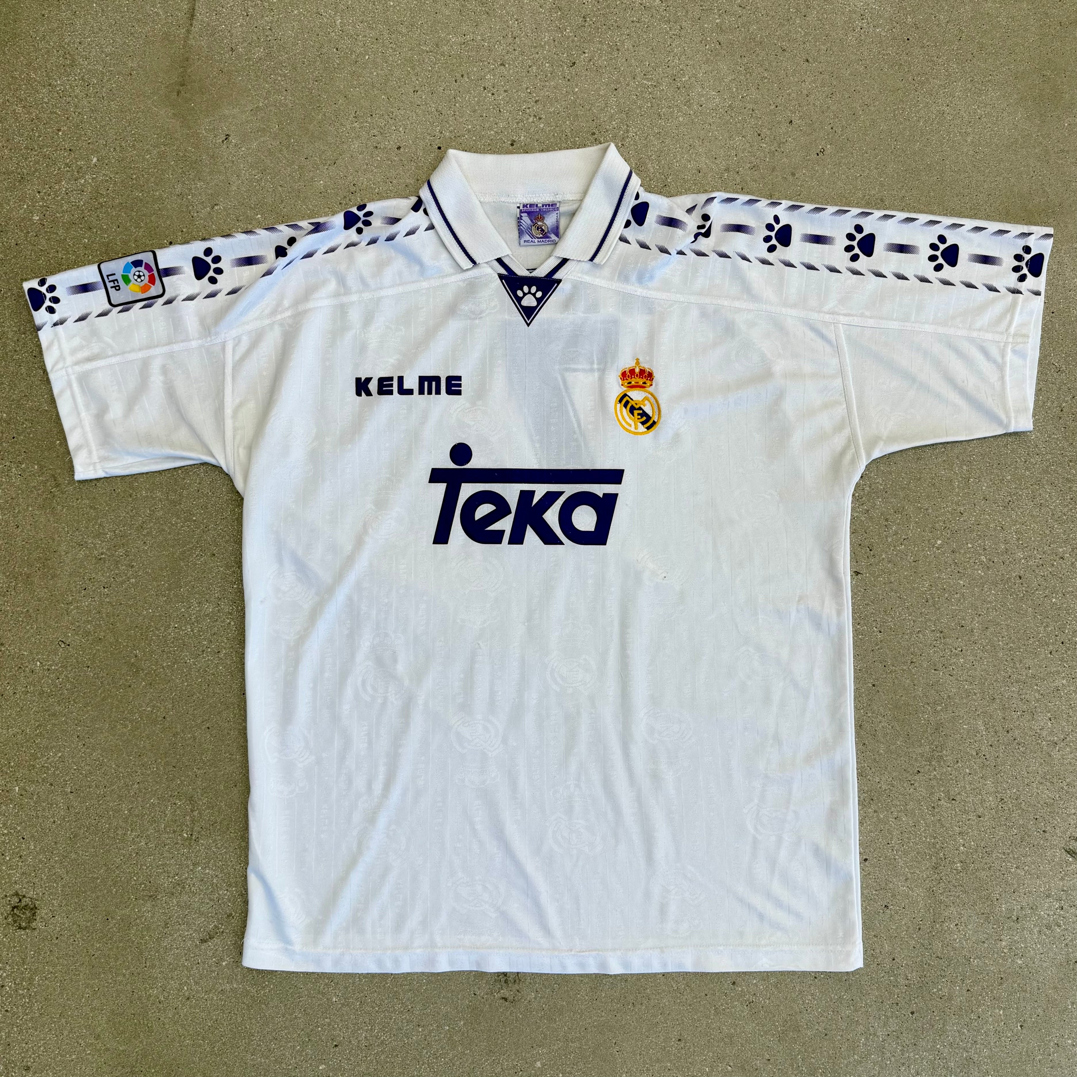 Kelme 1996/97 Real Madrid Raúl Home Jersey | United Kicks