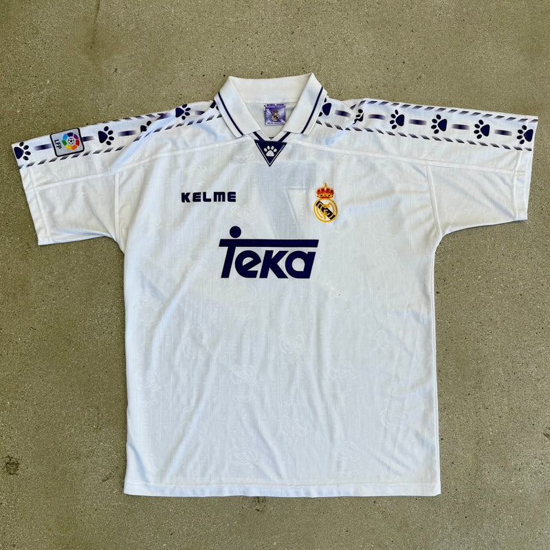 Kelme 1996/97 Real Madrid Raul Home Jersey