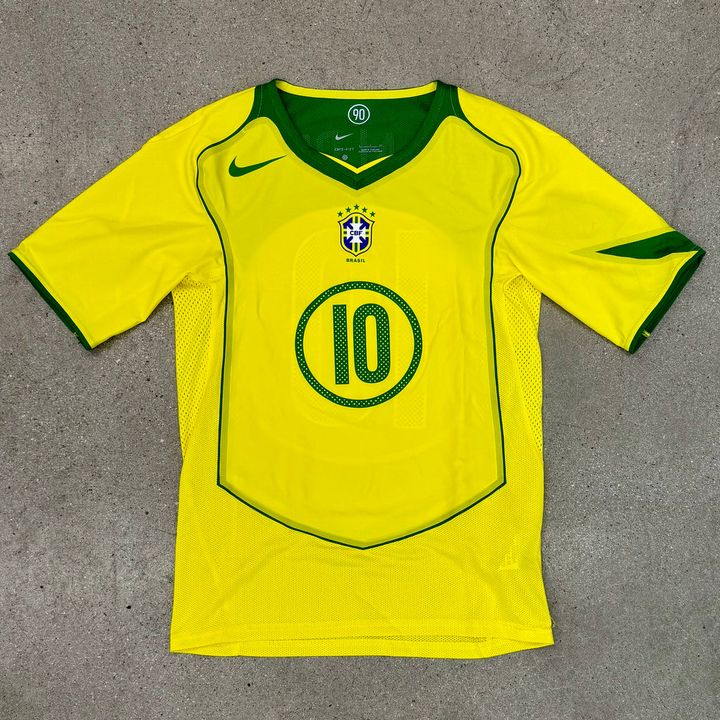 Nike Brazil Ronaldinho Total 90 Home Jersey 2004 Reissue Small