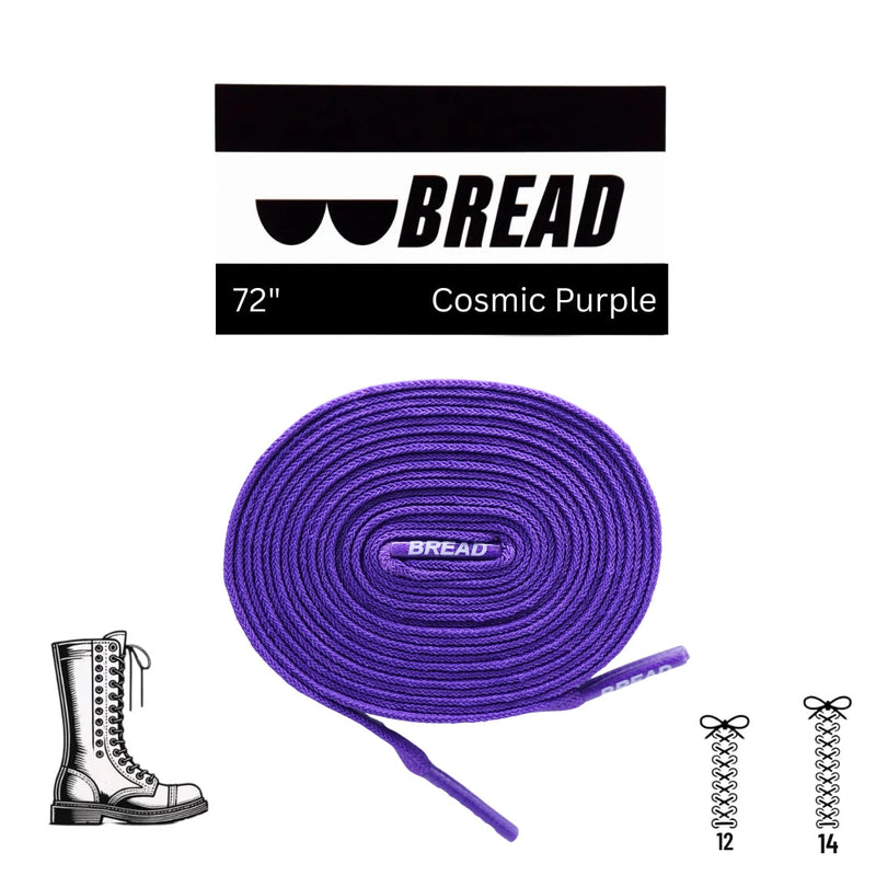 Bread Laces - Cosmic Purple Elastic Shoelaces
