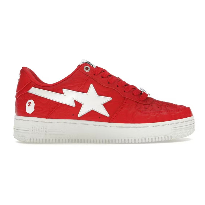 A Bathing Ape BAPE STA Low #3 ‘Line Camo Red White’