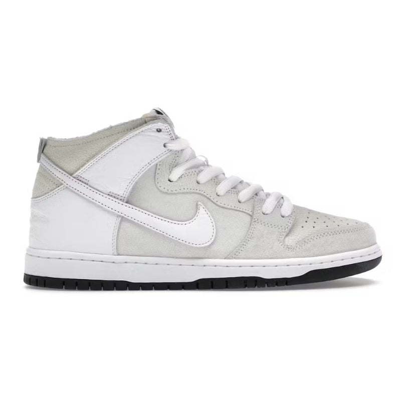 Nike SB Dunk High Sport Red Metallic Platinum