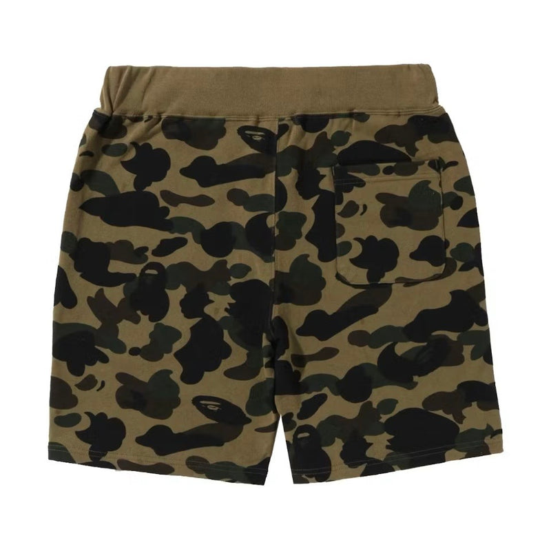 BAPE 1st Camo Sweat Shorts (SS22) Green
