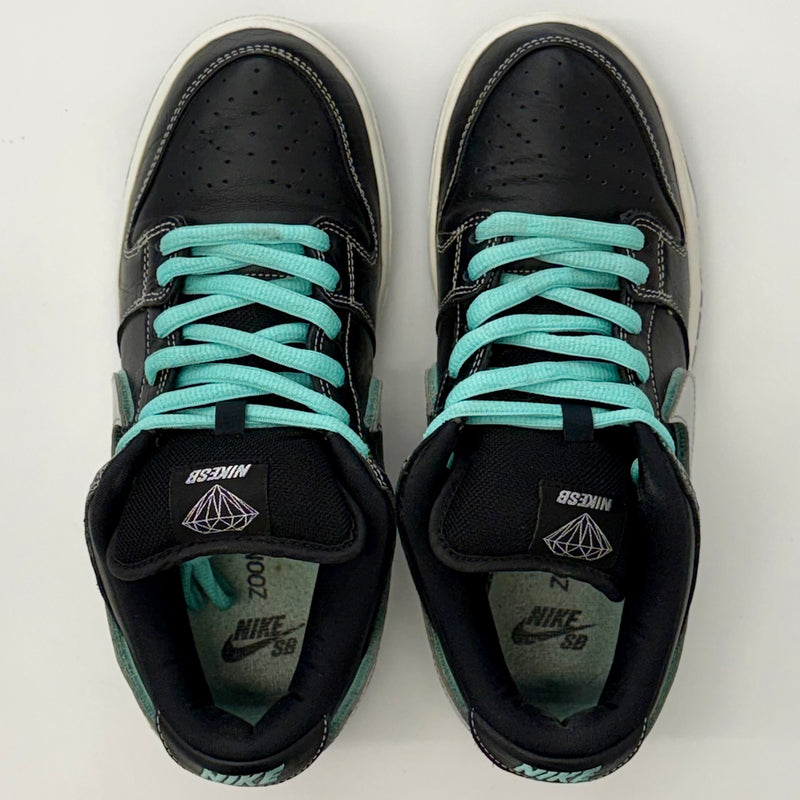 Nike SB Dunk Low Diamond Supply Co. Black Diamond Signed Pair