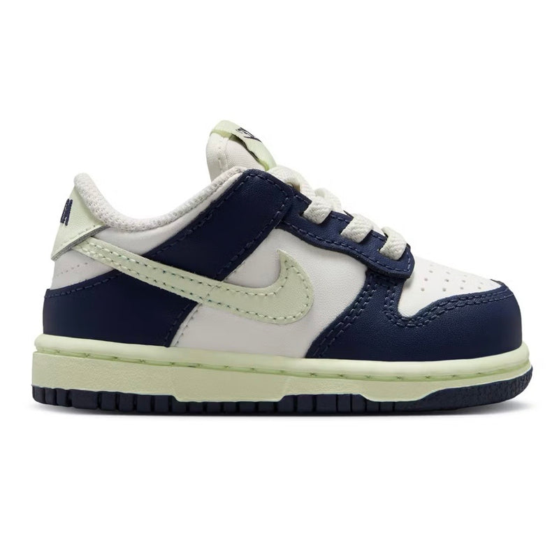 Nike Dunk Low Sail Midnight Navy Volt Tint (TD)