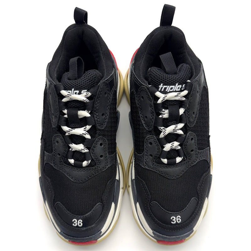 Balenciaga Triple S Black White Red (2018 Reissue)