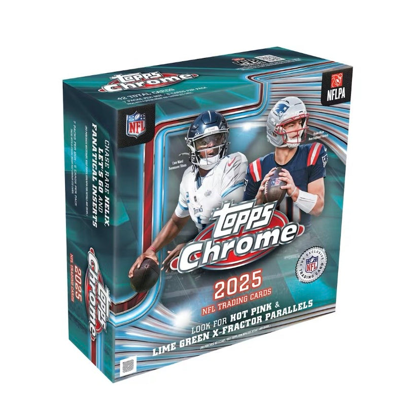 2025 Topps Chrome Football Mega Box